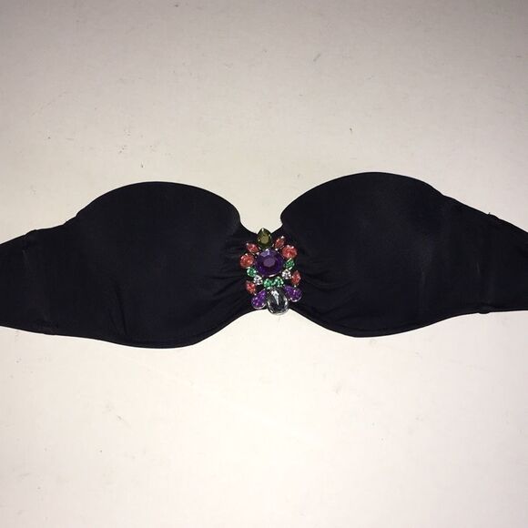 Victoria's Secret Black Strapless Bikini Top - Timeless Elegance in Size 34B - Picture 4 of 11